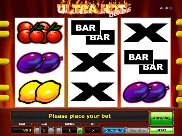 Игровой аппарат Ultra hot deluxe. 